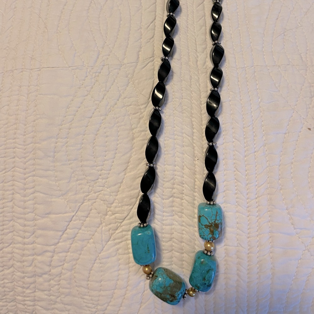 Black onyx necklace